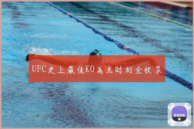 UFC史上最佳KO高光时刻全收录